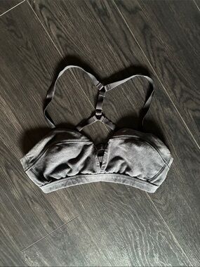 lululemon athletica Gray Racerback Sports Bra